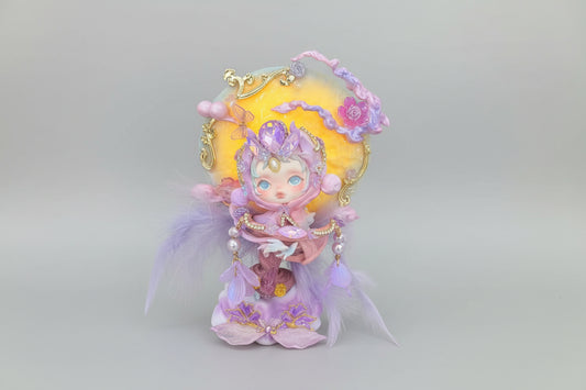 Lilac customized SkullPanda doll