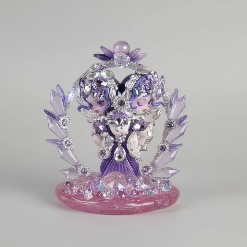 custom skullpanda purple grape scissors